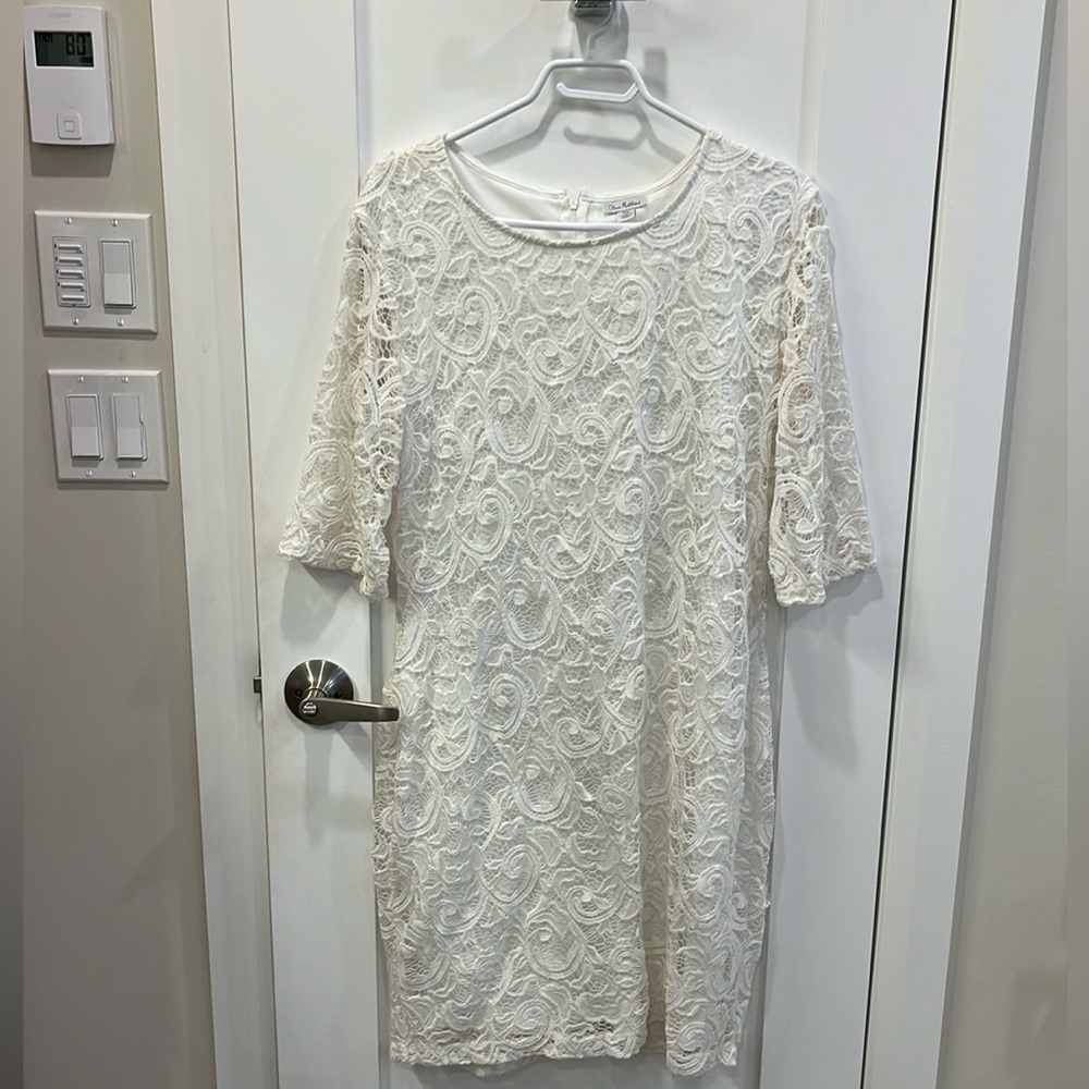 White lace dress